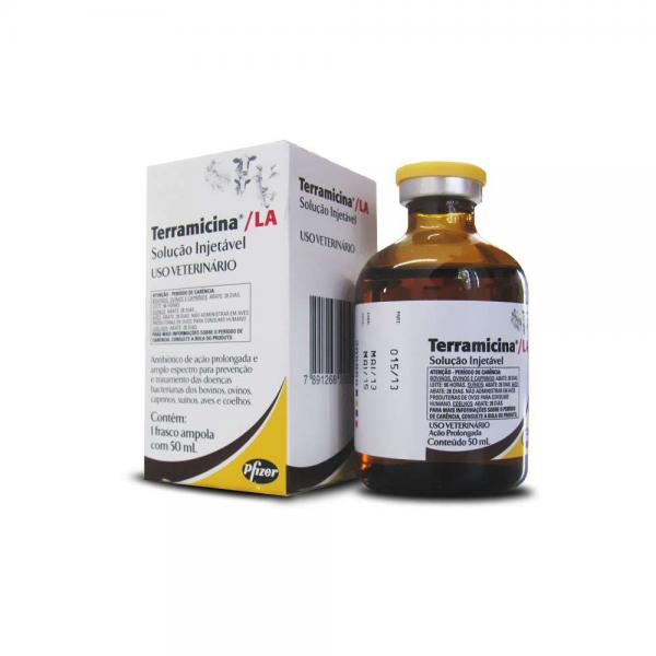 TERRAMICINA LA - OXITETRACICLINA - PFIZER - 50 ML